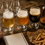 Bière belge servie en verres, styles et service parfait