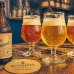 Brasserie du pays flamand : trois bières ambrées Anosteké, Bracine et Wilde Leeuw