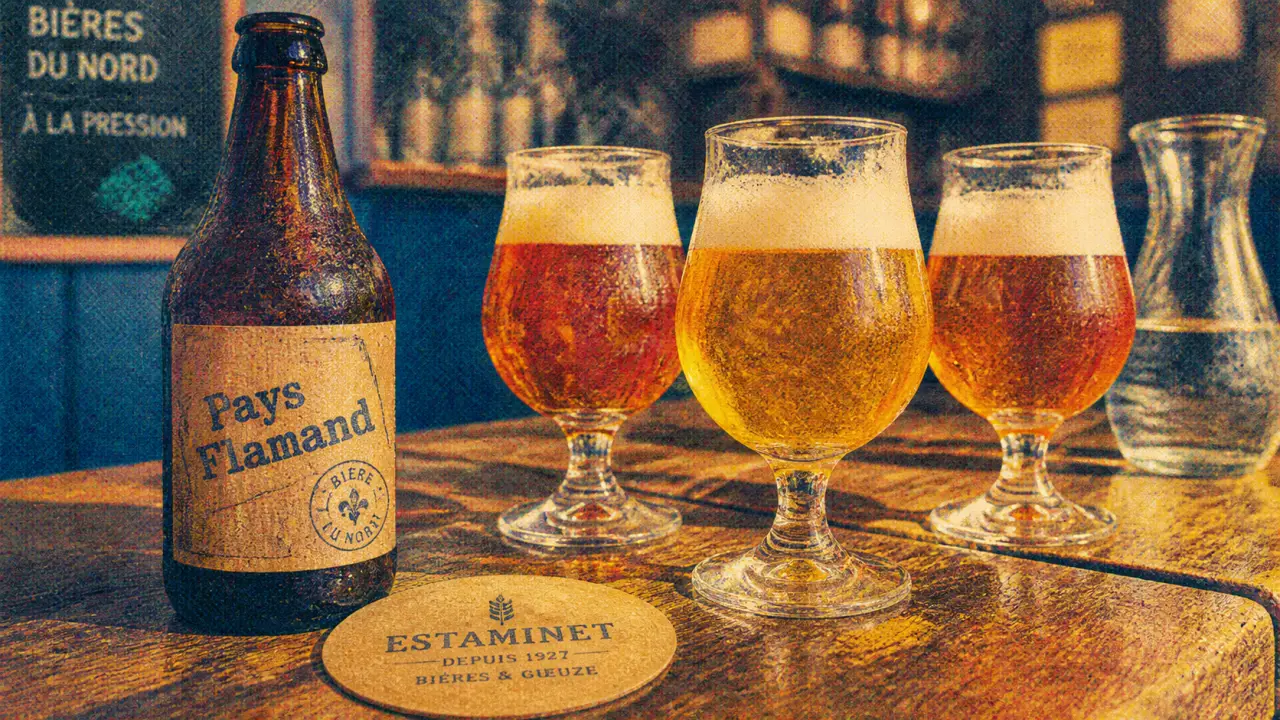 Brasserie du pays flamand : trois bières ambrées Anosteké, Bracine et Wilde Leeuw