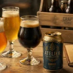 Brasserie tandem : bière en verres tulipes, fraîcheur et accords