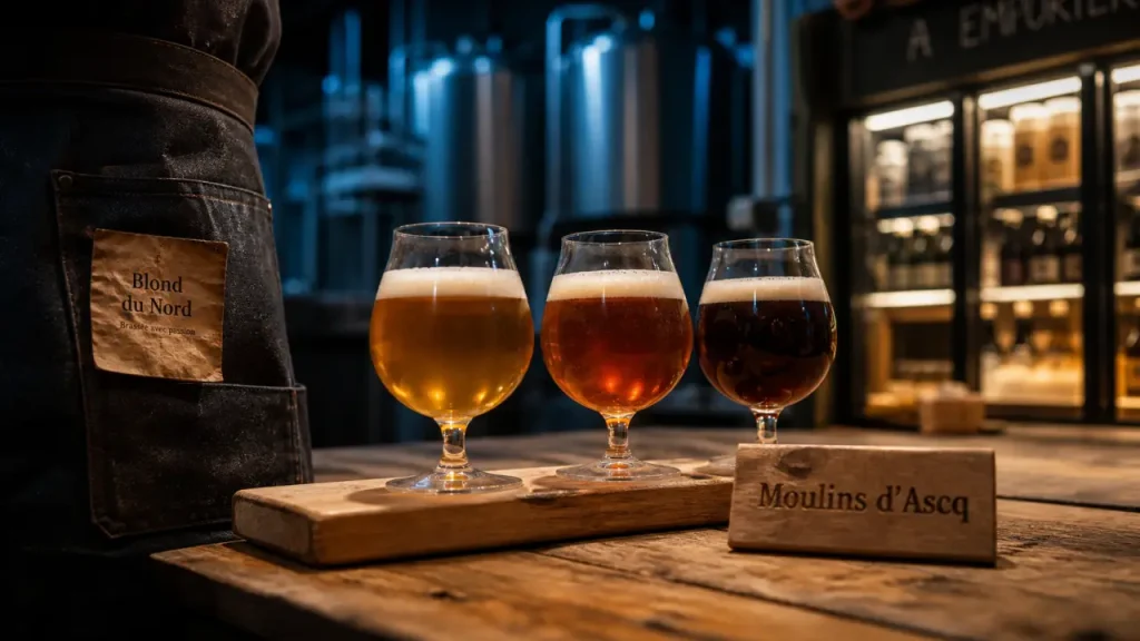 Brasserie villeneuve d'ascq : bière locale en dégustation