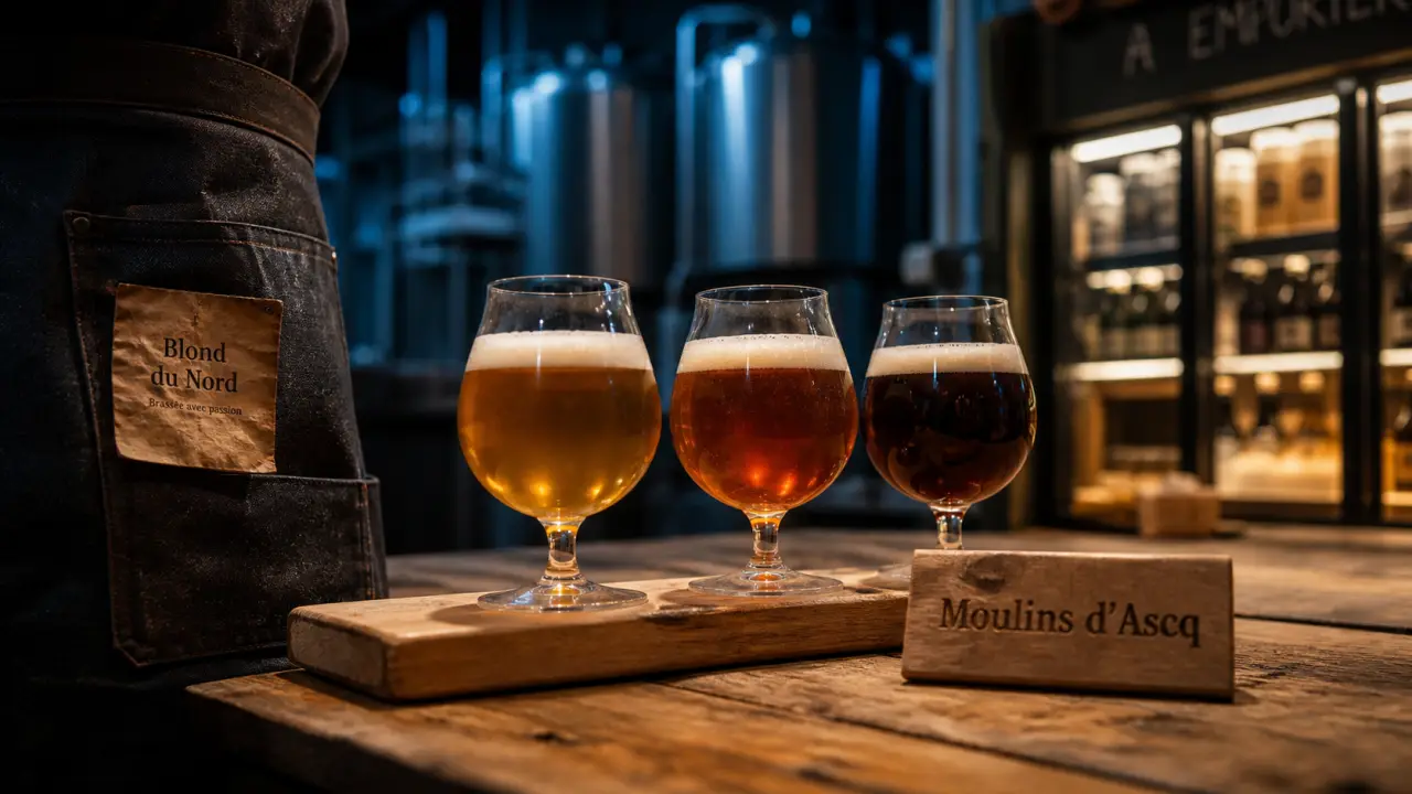 Brasserie villeneuve d'ascq : bière locale en dégustation