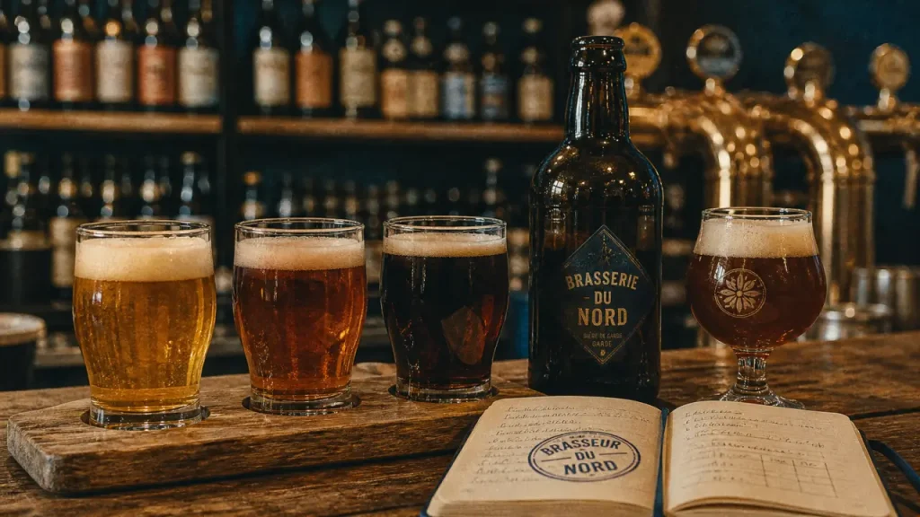 Brasseur du Nord : verres de dégustation à Lille
