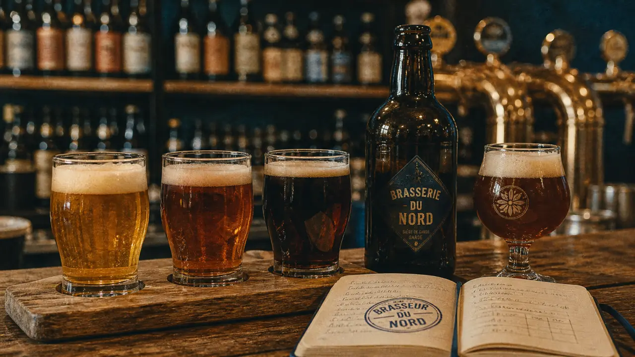 Brasseur du Nord : verres de dégustation à Lille