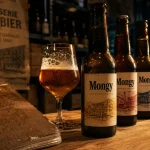 cambier lille : bouteilles Mongy et cave à bières