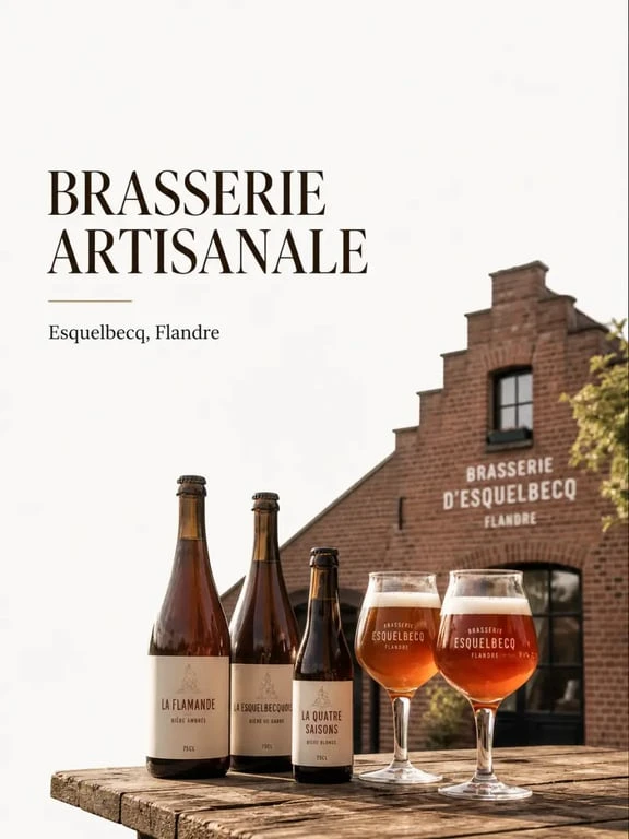 Brasserie Thiriez à Esquelbecq, façade d’une brasserie artisanale du Nord