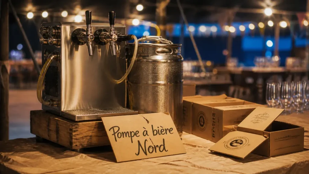 Location pompe à bière nord : tireuse et fûts pour la fête