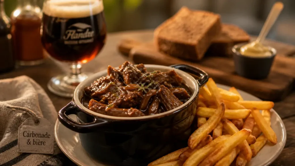 Recette carbonade flamande à la bière brune