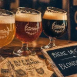 Styles bière nord : verres de dégustation en estaminet des Hauts-de-France