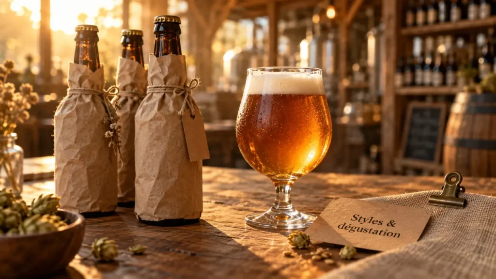 Brasserie artisanale de vauclair : styles et dégustation de bière artisanale