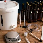 Kit brassage biere : matériel de brassage (seau, barboteur, densimètre)