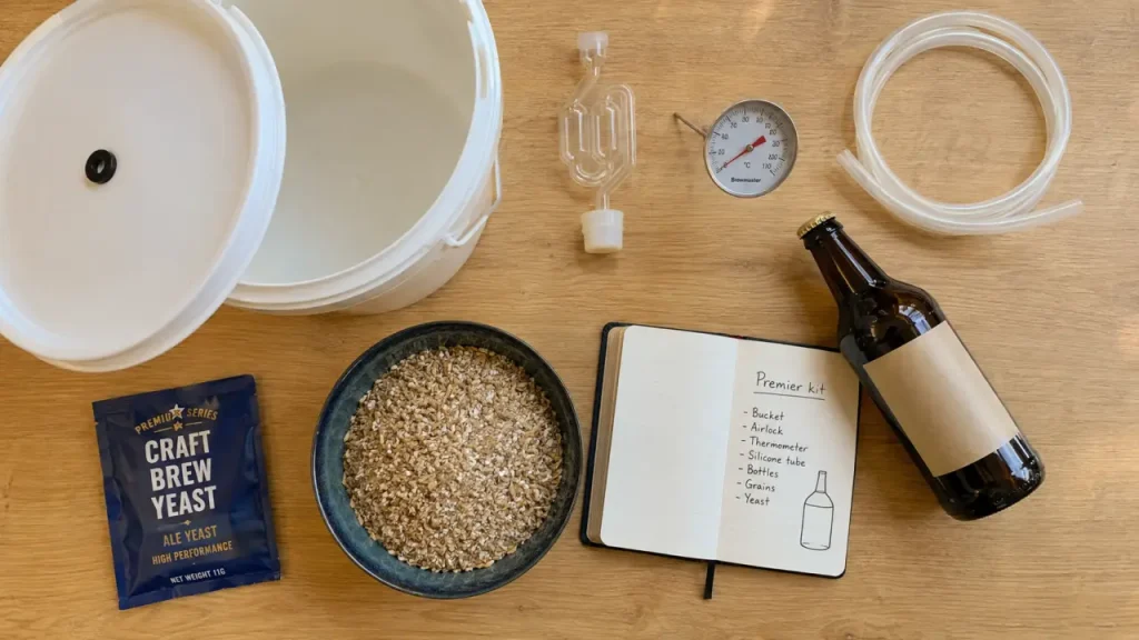 kit brassage biere : premier brassin réussi