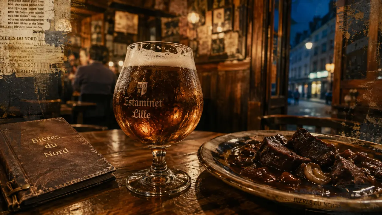 Meilleur estaminet Lille : bière du Nord et carbonnade flamande