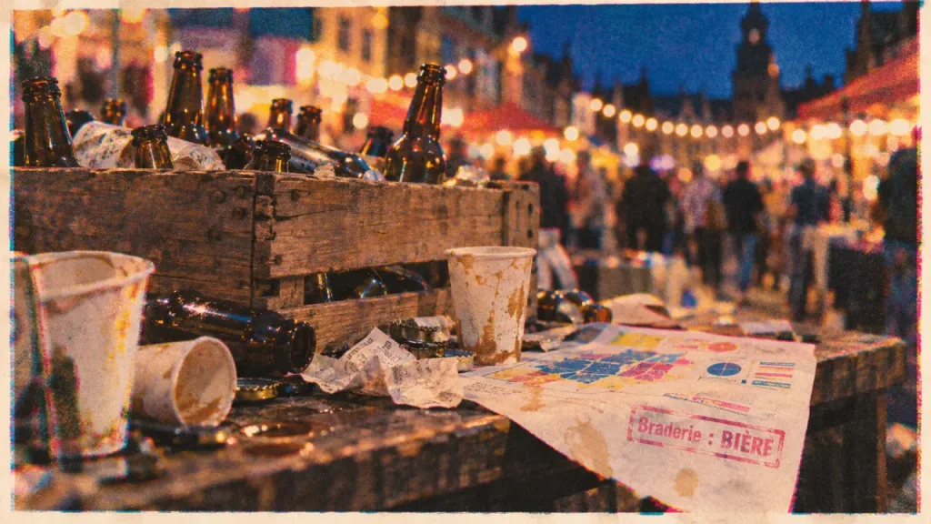 Quantité de biere braderie lille : 4 millions de litres de bière