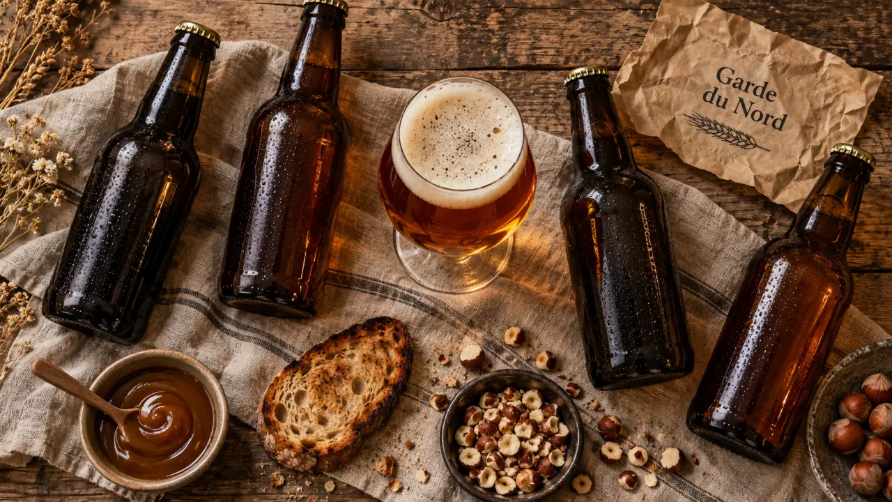Bière de garde nord : bouteilles de bière de garde et 21 jours de maturation