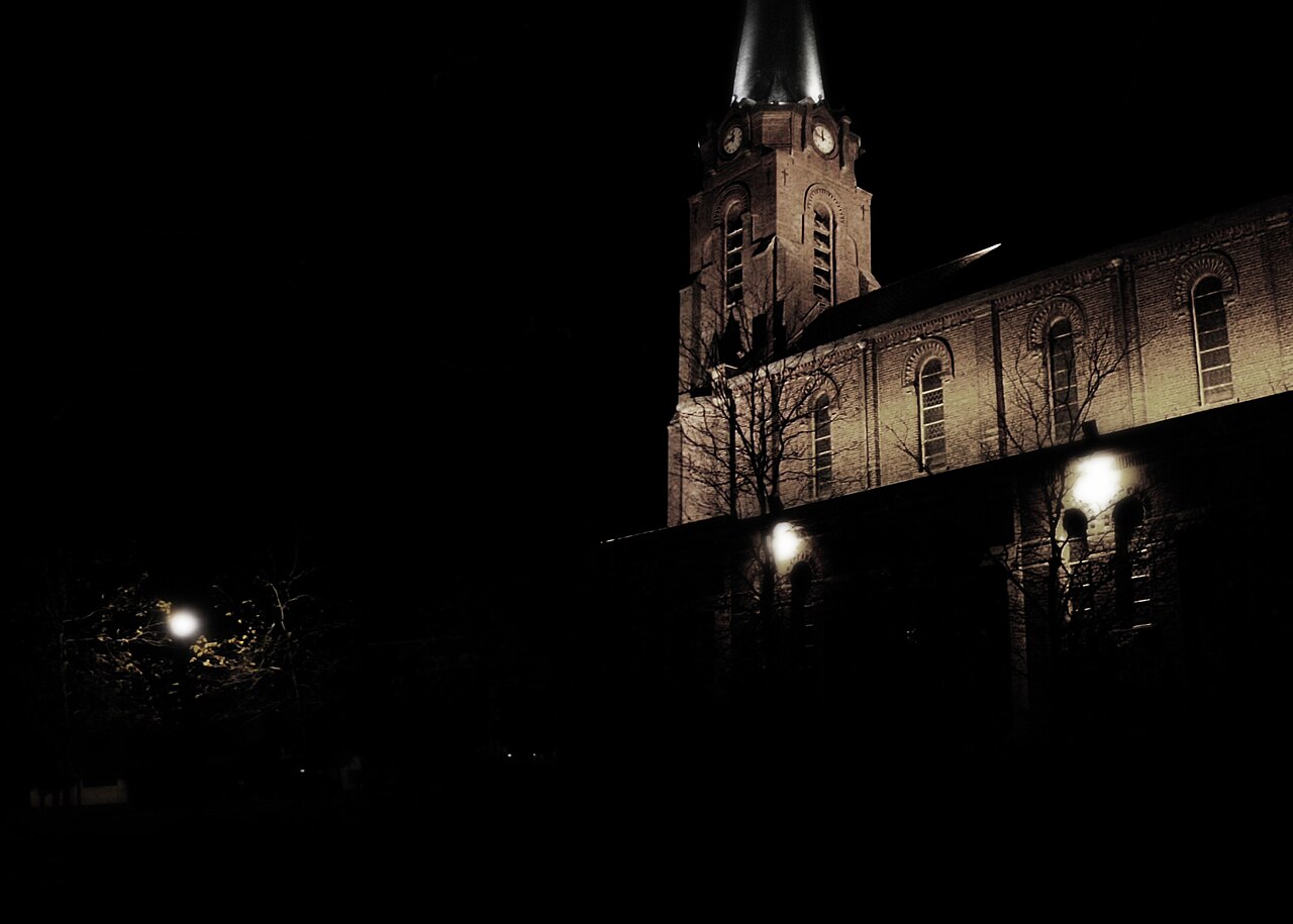 Église Saint-André à Saint-Sylvestre-Cappel, commune de la brasserie 3 Monts.