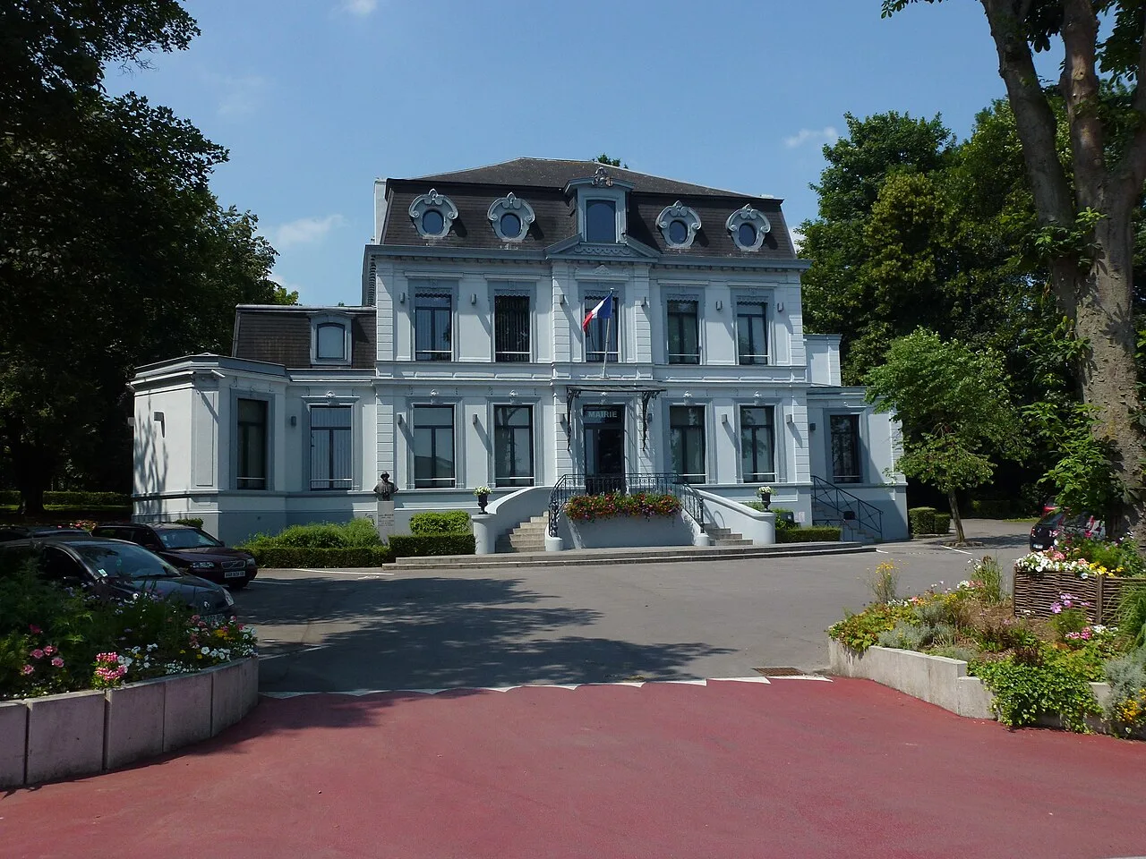 Mairie de Saultain, commune de la brasserie de la Villette.