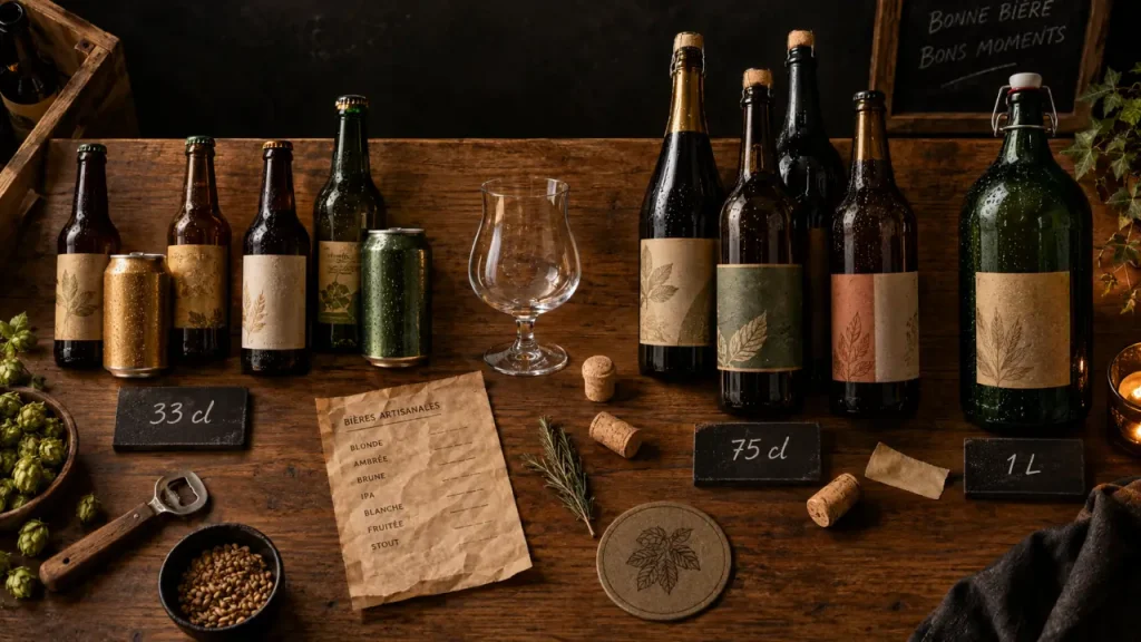 Magasin bière nord : bouteilles et canettes, cave à bière