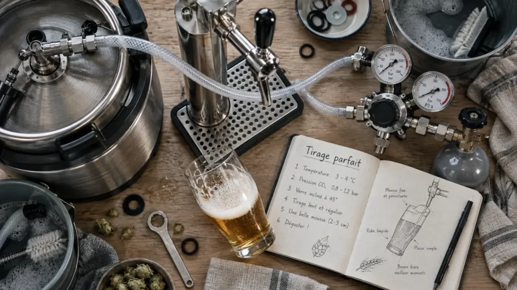 Tireuse à bière artisanale : choisir le froid, le fût et la bonne pression